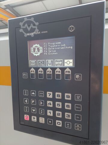 Hydraulic CNC swing-beam guillotine shear RAS 86.33