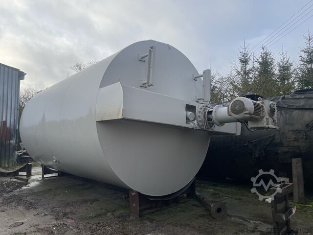 Storage tank Insulated 50m3 stainless steel tank with heating jacket and agitator