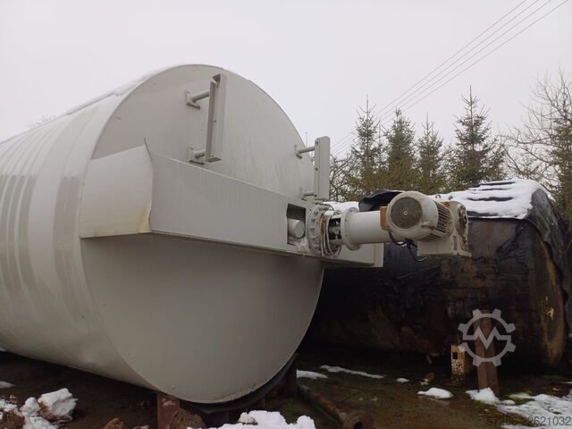 Storage tank Insulated 50m3 stainless steel tank with heating jacket and agitator