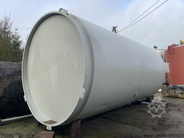 Storage tank Insulated 50m3 stainless steel tank with heating jacket and agitator