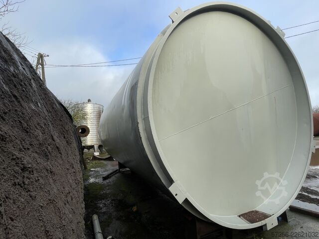 Storage tank Insulated 50m3 stainless steel tank with heating jacket and agitator