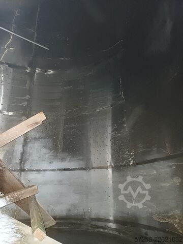 Storage tank Insulated 50m3 stainless steel tank with heating jacket and agitator