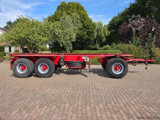 Containertransport Pacton 2822 C-2 3 assige pacton container aanhanger me...