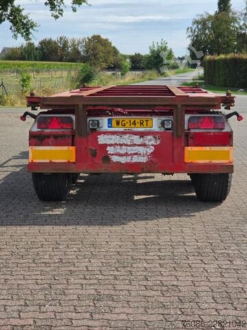 Containertransport Pacton 2822 C-2 3 assige pacton container aanhanger me...