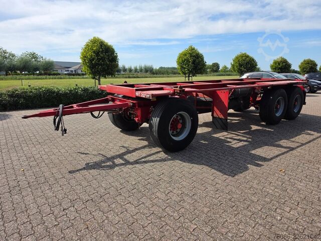 Containertransport Pacton 2822 C-2 3 assige pacton container aanhanger me...