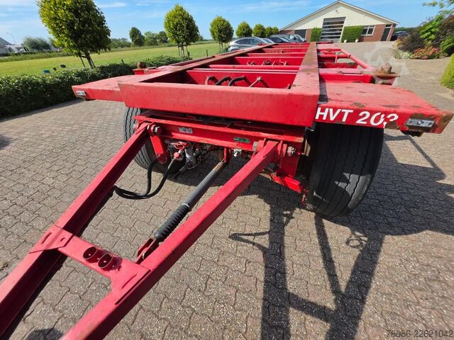 Containertransport Pacton 2822 C-2 3 assige pacton container aanhanger me...