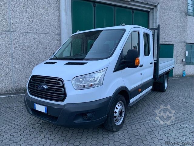Pick-up van Ford Transit 350 Dop. Cab. 7 posti - Cassone