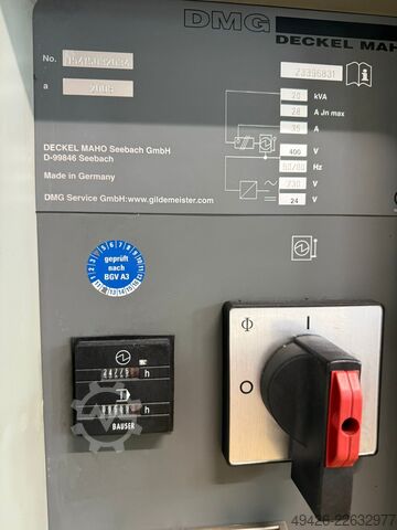 Vertikales Bearbeitungszentrum Deckel Maho DMC 835V