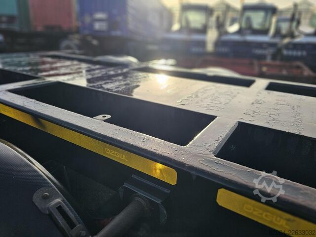 Container transport OZGUL /GA08XS1 / 2 X EXTENDIBLE CHASSIS /GERMAN TRAIL...