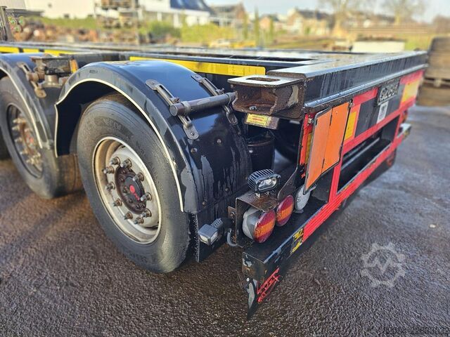 Container transport OZGUL /GA08XS1 / 2 X EXTENDIBLE CHASSIS /GERMAN TRAIL...