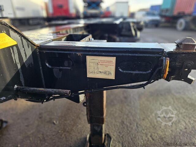 Container transport OZGUL /GA08XS1 / 2 X EXTENDIBLE CHASSIS /GERMAN TRAIL...