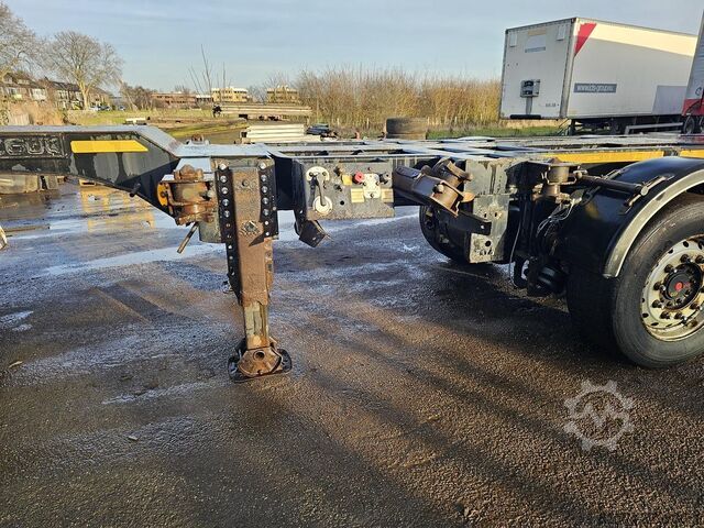 Container transport OZGUL /GA08XS1 / 2 X EXTENDIBLE CHASSIS /GERMAN TRAIL...