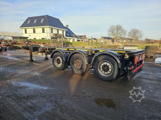 Container transport OZGUL /GA08XS1 / 2 X EXTENDIBLE CHASSIS /GERMAN TRAIL...