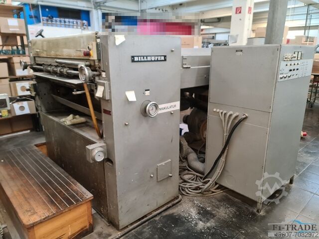 UV-Coating machine Billhöfer CPUV-112