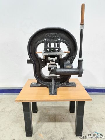 Embossing Hot Stamping Press Krause FNP
