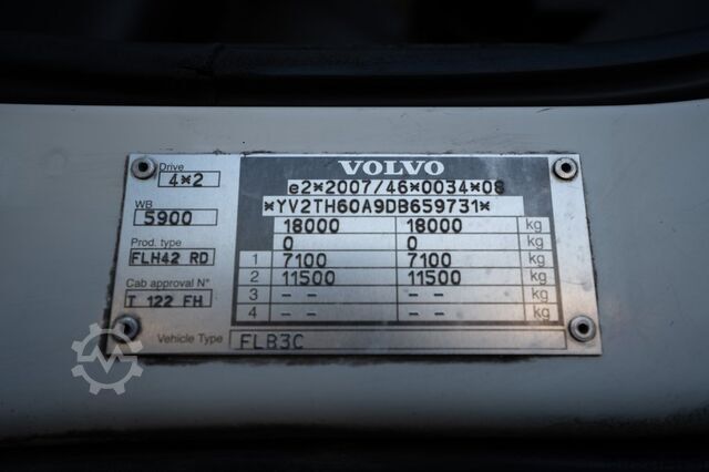 Refrigerated/freezer transport VOLVO FLH 290 +CARRIER