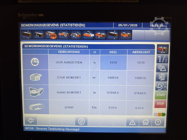 Kantenanleimmaschine SCM olimpic k 360