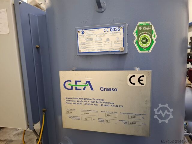 Ammonia Refrigeration Machine Room Set GEA GRASSO