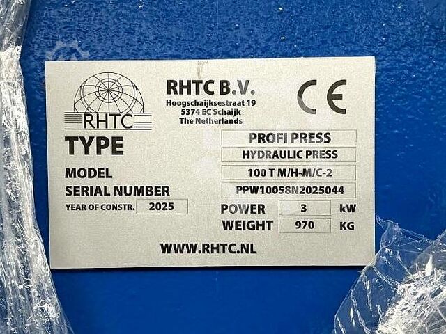 Hydraulikpressen PROFI PRESS 100T M/H-M/C-2, Workshop-press 2025 PROFI PRESS 100T M/H-M/C-2, Workshop-press