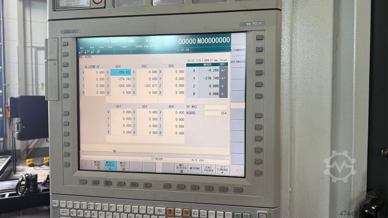 CNC Horizontal-Bearbeitungszentrum Mori Seiki NH4000 DCG