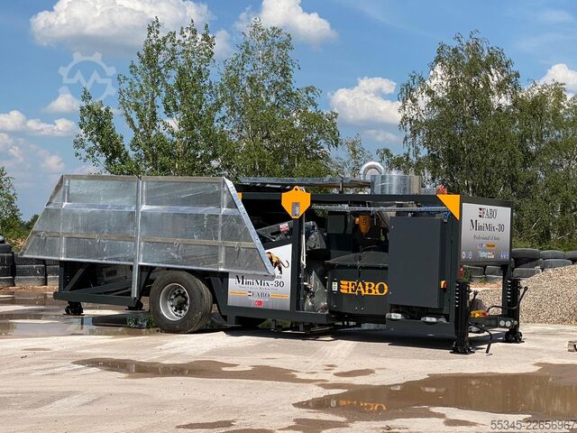 Mobile Concrete Batching Plant FABO Mobile Concrete Batching Plant 30 m3/h Mobile Concrete Batching Plant