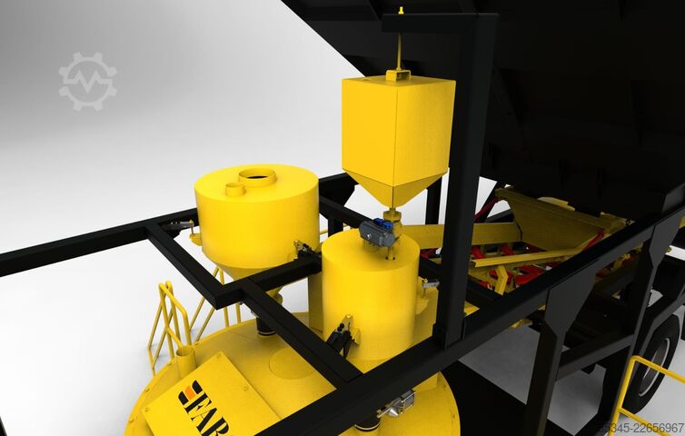 Mobile Concrete Batching Plant FABO Mobile Concrete Batching Plant 30 m3/h Mobile Concrete Batching Plant