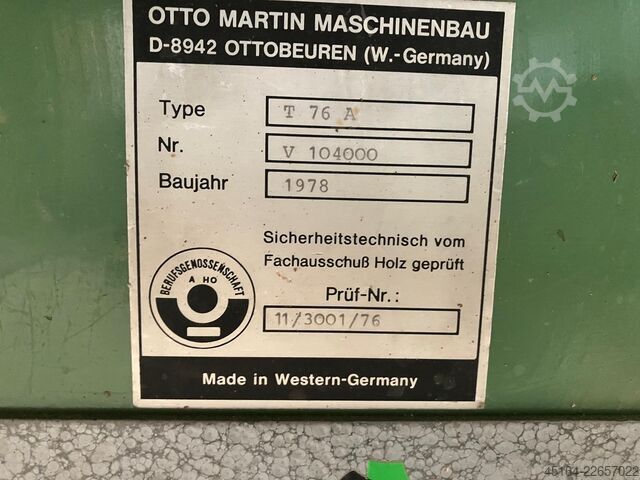 Formatkreissäge Martin T 76 A