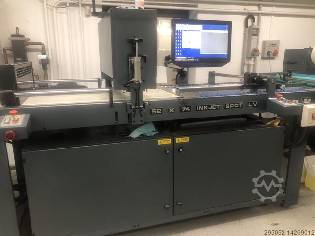 Kaschiermaschine mit Inline-Spot-UV Autobond Autobond Micro 52 TH-SUV