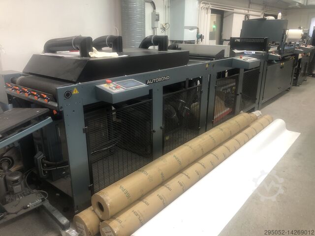 Kaschiermaschine mit Inline-Spot-UV Autobond Autobond Micro 52 TH-SUV
