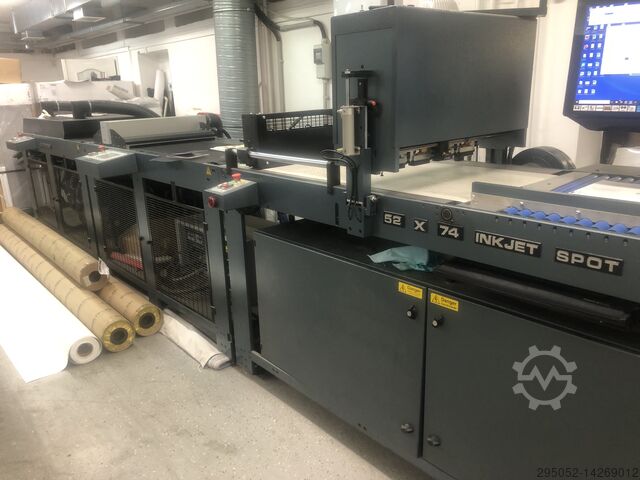 Kaschiermaschine mit Inline-Spot-UV Autobond Autobond Micro 52 TH-SUV