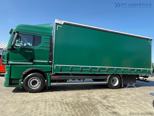 Truck with tarpaulin MAN 18.470 / 19 PALLETS / NEW MODEL