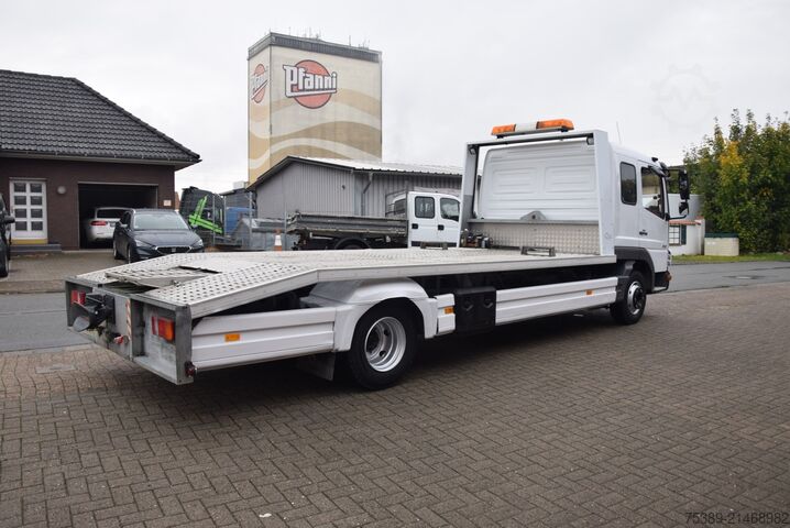 Car carrier van Mercedes-Benz Atego 818 Abschepp. Seilwinde AHK Klima Liege