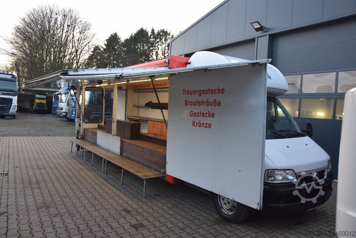 Van Fiat 2,8 TDI Blumen Verkaufswagen Heizung Klima