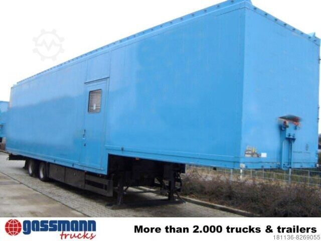 Box semitrailer Wille WILLE SAK17 mobile Austellungshalle Mega Jumbo