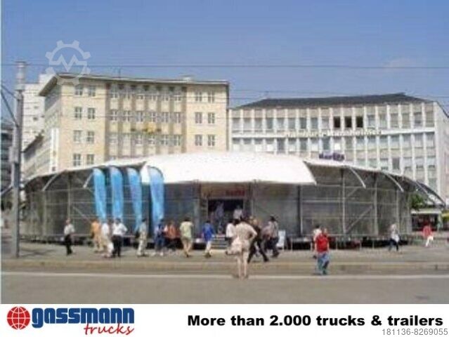 Box semitrailer Wille WILLE SAK17 mobile Austellungshalle Mega Jumbo