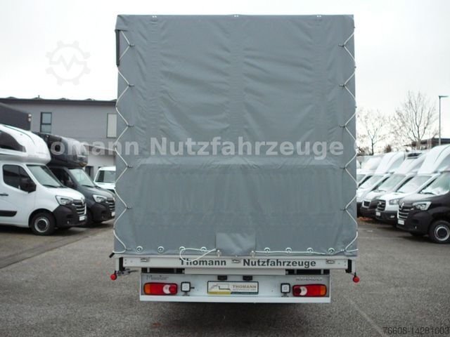 Curtain sider van RENAULT Master Pritsche Plane mit Schlafkabine