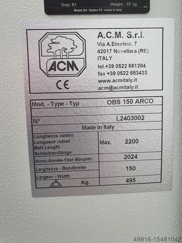 Edge sanding machine ACM OBS 150 ARCO
