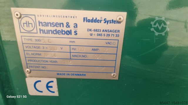 Bürstenzwischenschleifer Hansen & Hundebol FLADDER 300SC