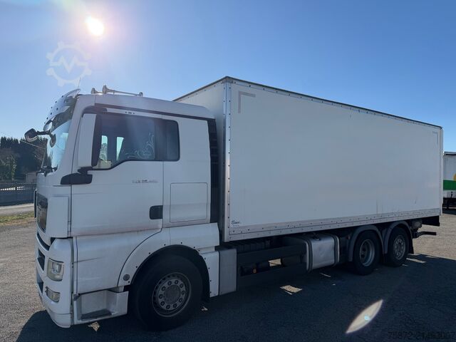 Box truck MAN TGX 26.480 26T 6X2 EJE DIRECIONAL