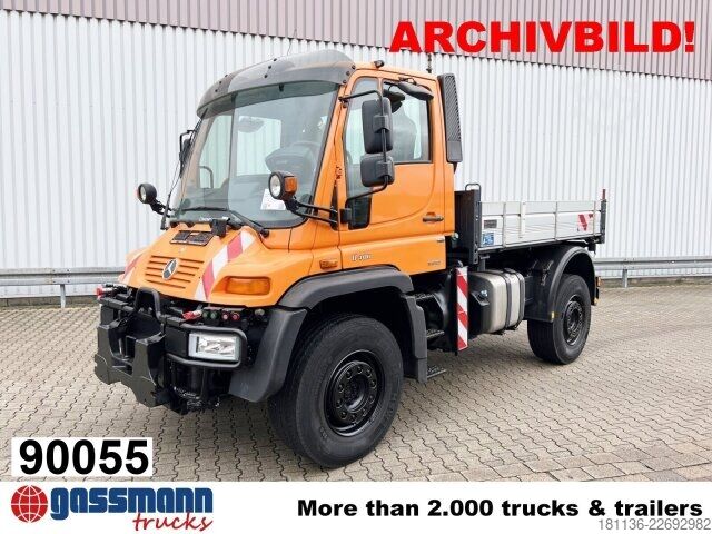 Spezial-LKW Unimog U 400 4x4, Kipper, Kommunalhydraulik, Zapfwelle