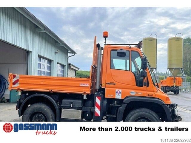 Spezial-LKW Unimog U 400 4x4, Kipper, Kommunalhydraulik, Zapfwelle