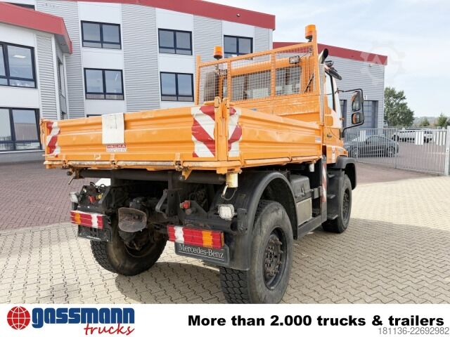 Spezial-LKW Unimog U 400 4x4, Kipper, Kommunalhydraulik, Zapfwelle