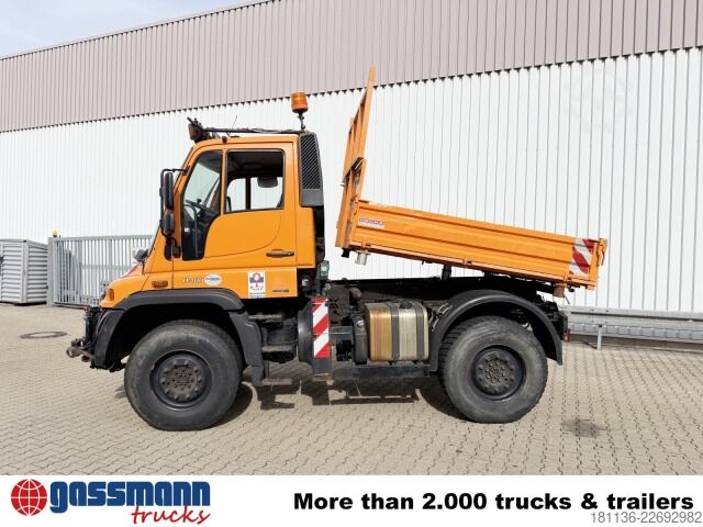 Spezial-LKW Unimog U 400 4x4, Kipper, Kommunalhydraulik, Zapfwelle