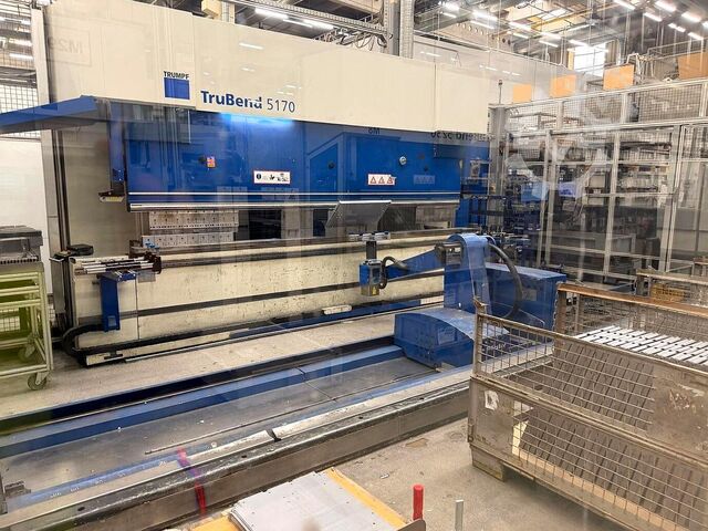 Abkantpresse + Roboter Trumpf TruBend 5170 + BendMaster