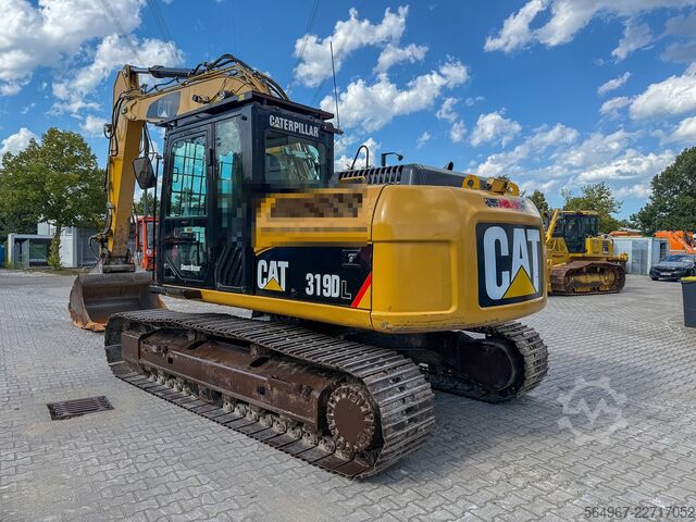 Kettenbagger Caterpillar 319D OQ80 vollhydr. Klima Kamera