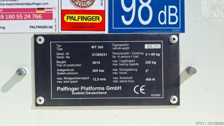 LKW-Arbeitsbühne Palfinger WT 300