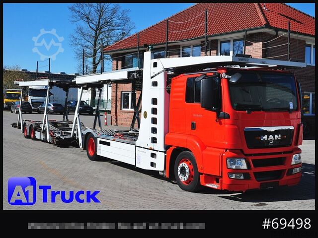 Car carrier truck MAN 18.400 TGX, Autotransporter Kässbohrer,