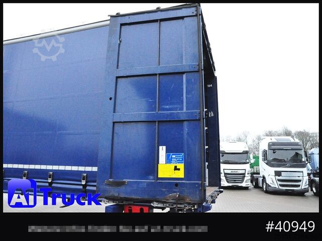 Wechselbrücke mit Pritsche & Plane KRONE Wechselbrücke 7,45, Code XL, Bordwand, neue Plane