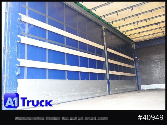 Wechselbrücke mit Pritsche & Plane KRONE Wechselbrücke 7,45, Code XL, Bordwand, neue Plane