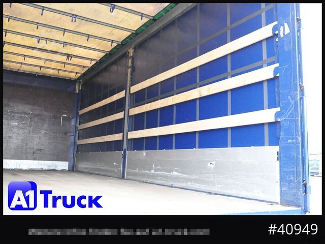 Wechselbrücke mit Pritsche & Plane KRONE Wechselbrücke 7,45, Code XL, Bordwand, neue Plane